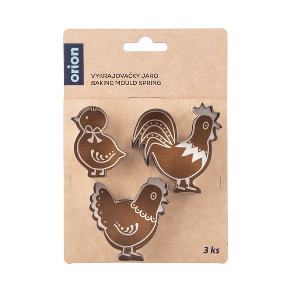 Формички за бисквитки с великденска тематика в комплект от 3 броя - Orion-image-4