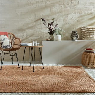 Външен килим в естествен цвят 120x170 cm Nora Diamond – Flair Rugs