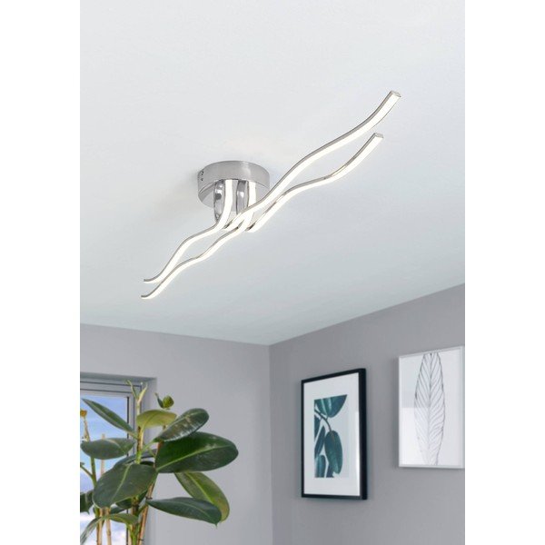 LED осветително тяло за таван в сребрист цвят 16x108,5 cm RONCADE – EGLO-image-1