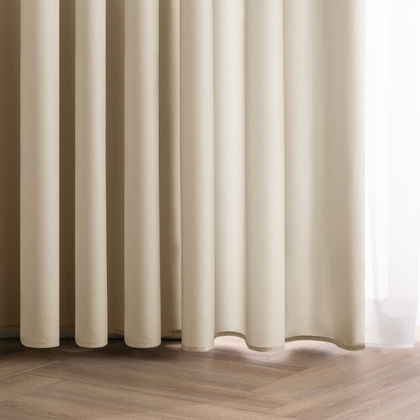 Кремаво затъмняващо перде 140x250 cm Carli – Restilo-image-1