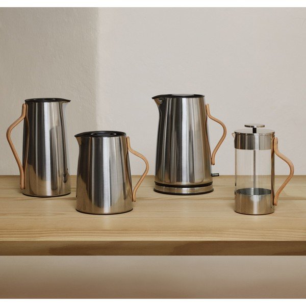Термо кана от неръждаема стомана в сребрист цвят 1,2 l Emma – Stelton-image-1