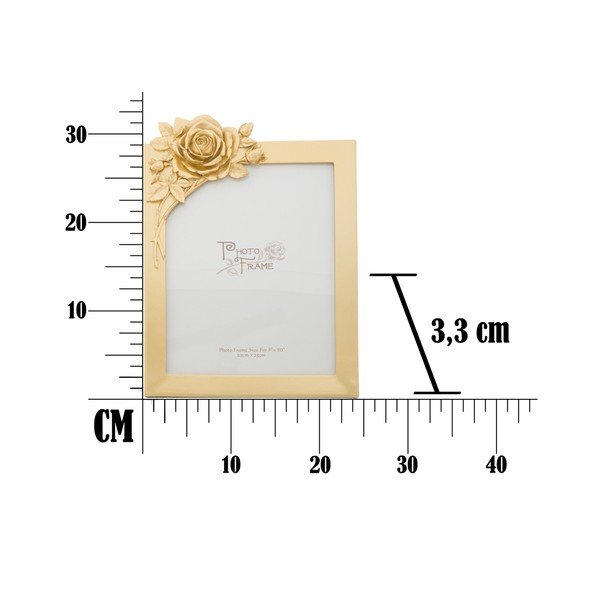 Жълта рамка за снимки в рамка от смола Glam Rose, 20 x 25 cm - Mauro Ferretti-image-1