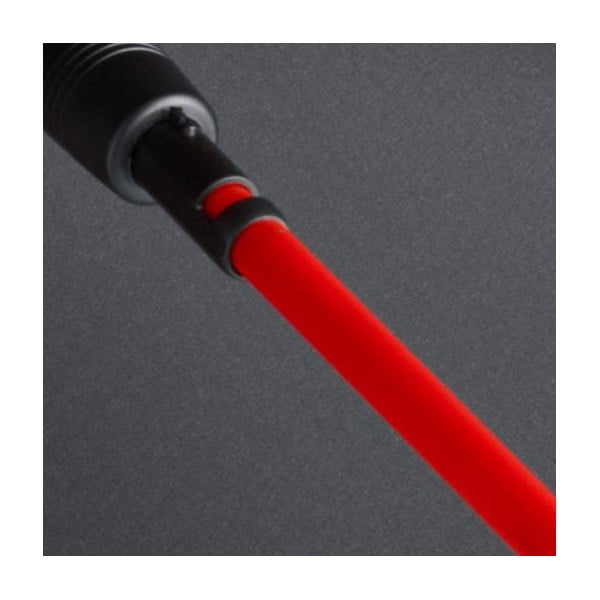 Černý větruodolný deštník s červenými detaily Ambiance Fare Proof, ⌀ 112 cm-image-1
