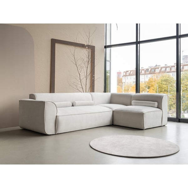 Кремав ъглов диван (десен ъгъл) Flex Felix – Miuform-image-3