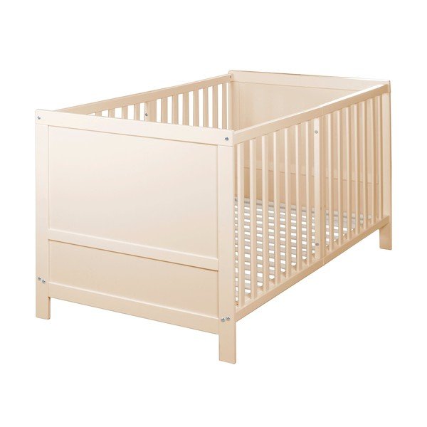 Детско креватче 70x140 cm с регулируема височина в естествен цвят Easy Sleep – Roba-image-2