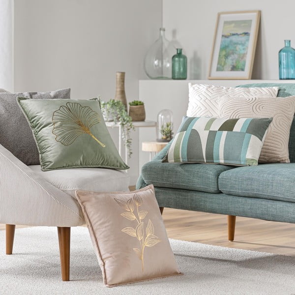 Кадифена калъфка за възглавница 45x45 cm Oxalis – douceur d'intérieur-image-3