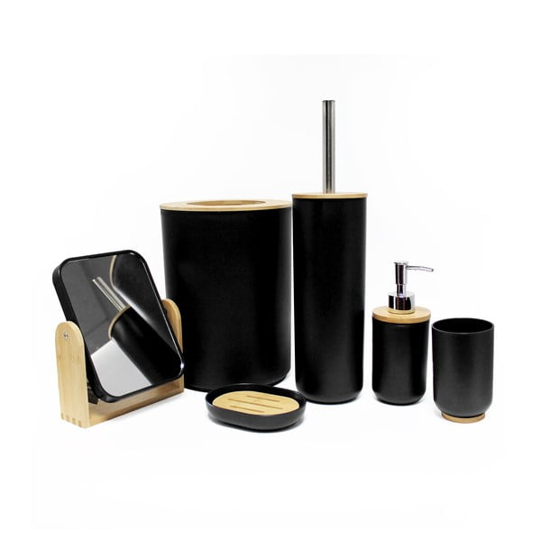 Черна пластмасова сапунерка Smart – douceur d'intérieur-image-1