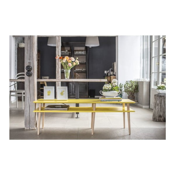 Bílý konferenční stolek Ragaba Mugo, délka 119 cm-image-1