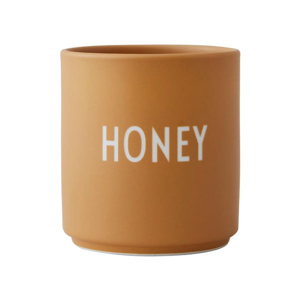 Горчичножълта порцеланова чаша Favourite Honey - Design Letters