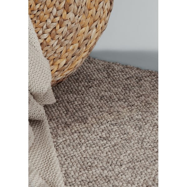 Сиво-кремава пътека подходяща за пране 80x240 cm Rocco Dark Cream – Elle Decoration-image-4