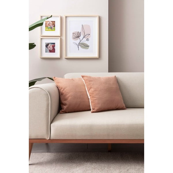 Калъфки за възглавници от рипсено кадифе в комплект от 2 бр. 43x43 cm – Mioli Decor-image-2