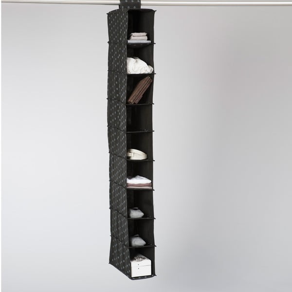 Černý závěsný organizér s 9 přihrádkami Compactor Garment-image-2