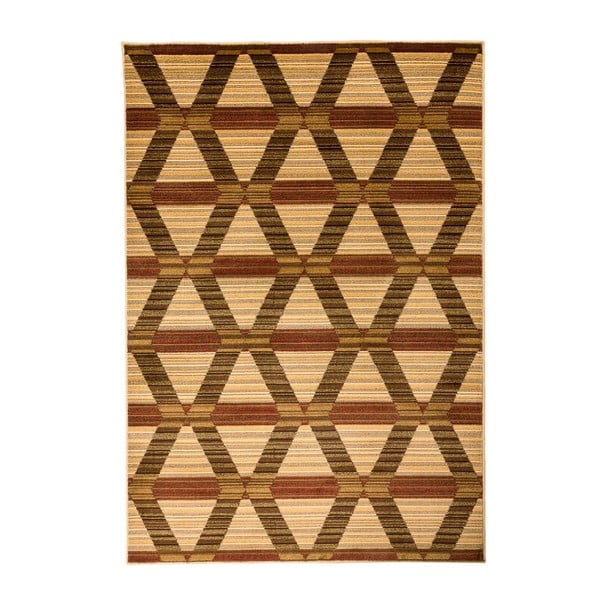 Кафяв килим Inspiration Duro за тежки условия, 140 x 195 cm - Floorita