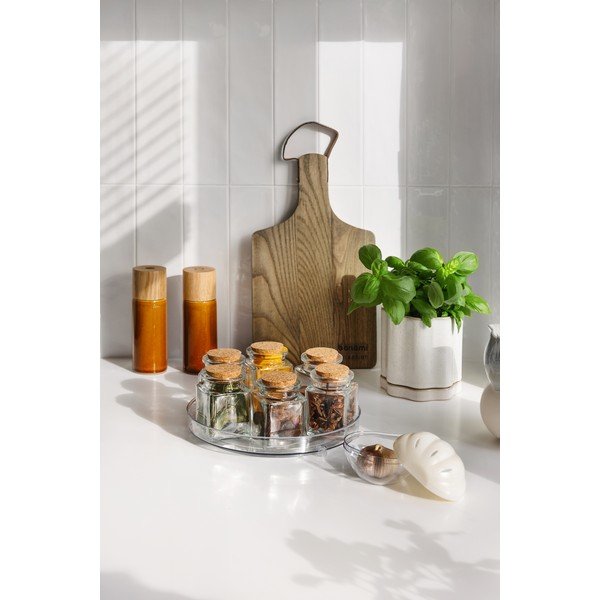 Въртящ се пластмасов органайзер за подправки ø 24 cm – Casa De Engel-image-2