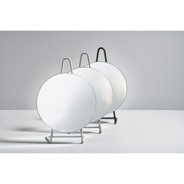 Козметично огледало за маса от мека сива стомана, ø 31 cm A-Mirror - Zone-image-3