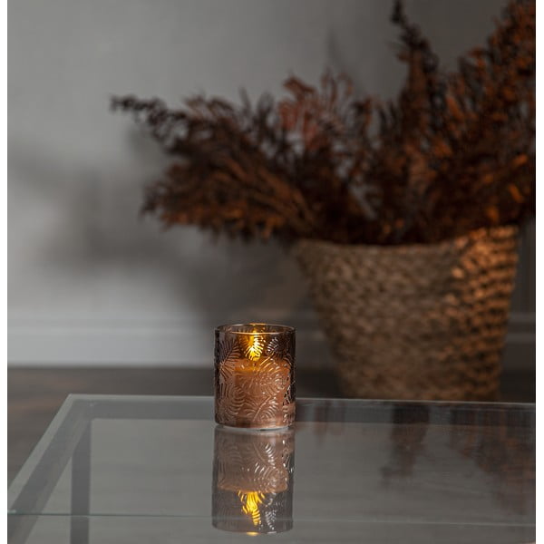 LED свещ (височина 10 см) Flamme Leaf - Star Trading-image-4