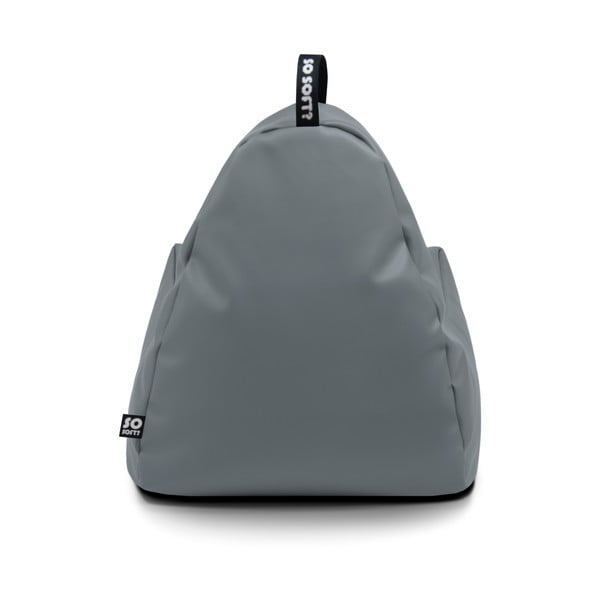 Тъмносин пуф от изкуствена кожа Chill XL – So Soft?-image-4