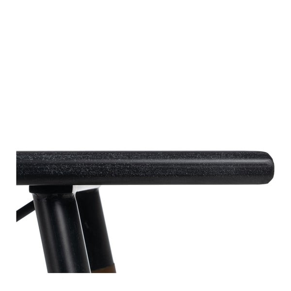 Черна метална конзолна маса 38x120 cm Oslo – Ixia-image-4
