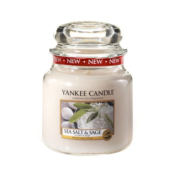 Свещ с аромат на морска сол и градински чай,, време на горене 65 - 90 часа - Yankee Candle