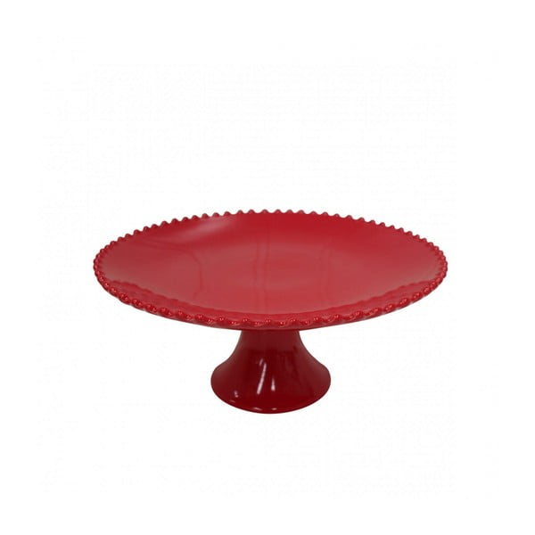 Рубиненочервена керамична тава на краче, ø 28,4 cm Pearl - Costa Nova