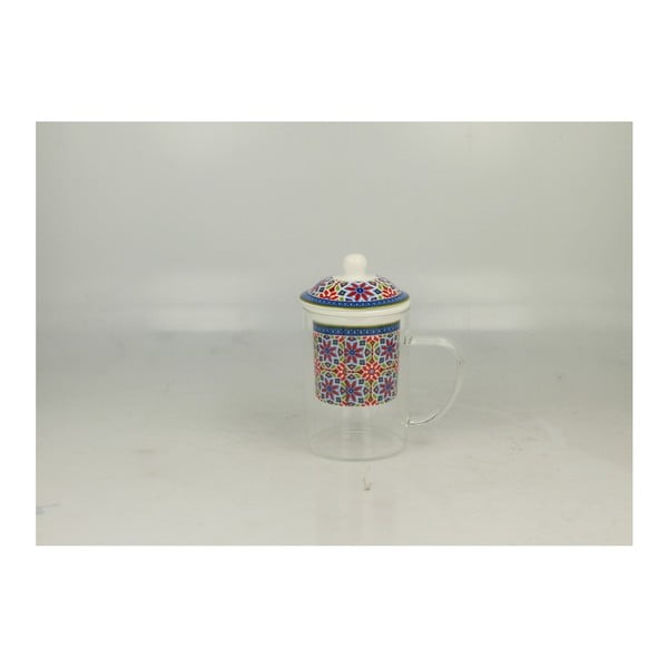 Hrnek s porcelánovým filtrem Duo Gift Agadir, 450 ml