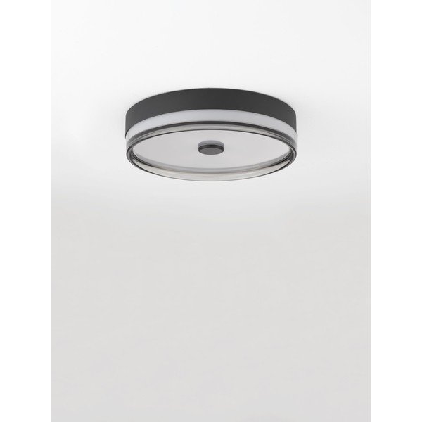 Матово черно стоманено LED затъмняващо се осветително тяло за таван Helios – Nova Luce-image-2