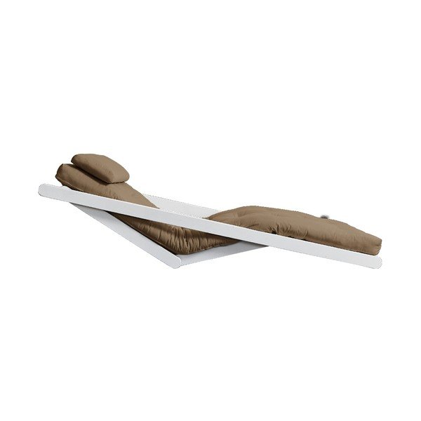 Променлив шезлонг Figo White/Mocca - Karup Design-image-4