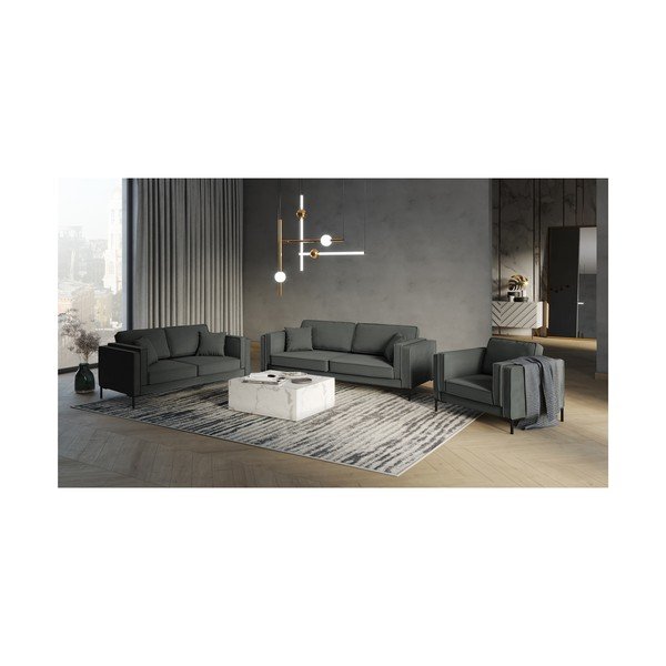 Тъмно сив диван , 230 см Attilio - Milo Casa-image-4