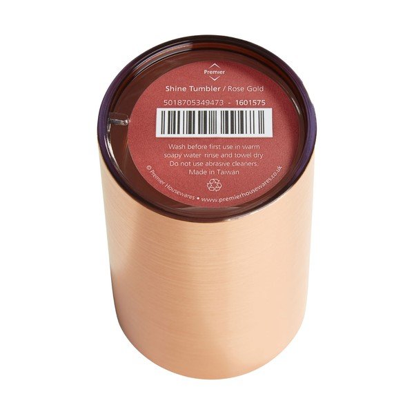 Kelímek na zubní kartáčky v barvě růžového zlata Premier Housewares Shine-image-1