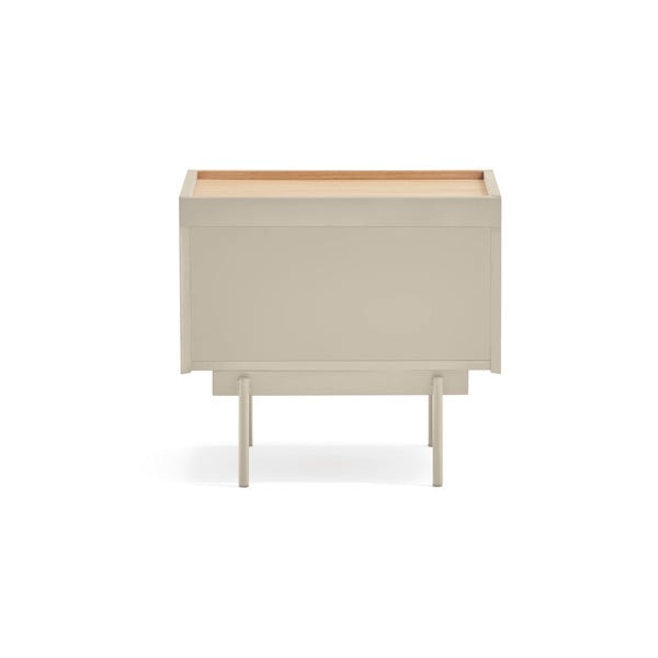 Нощно шкафче в светлосиво и естествен дъб Otto - Teulat-image-3