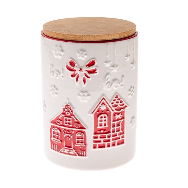 Керамична кутия за бисквити Christmas cottage – Dakls