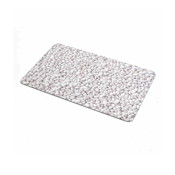 Бяло-сив гумен килим за баня 50x80 cm Leandra – douceur d'intérieur-image-2