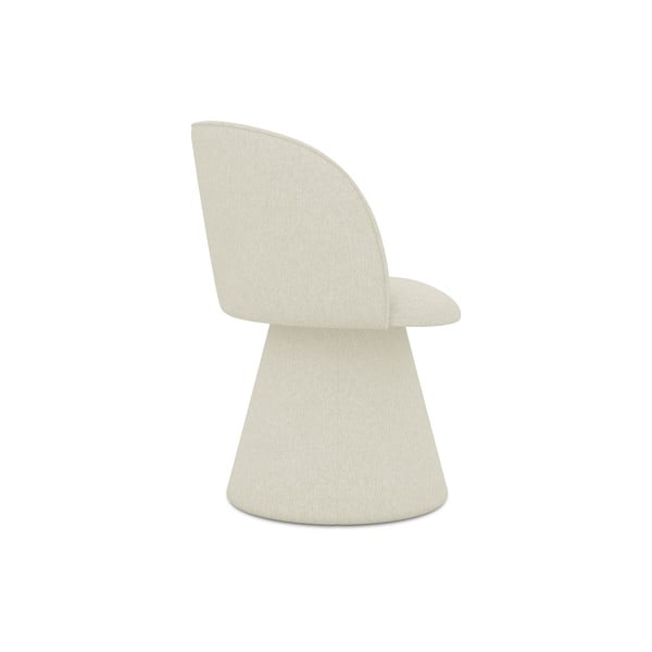 Кремав тапициран трапезен стол Maia – Makamii-image-2