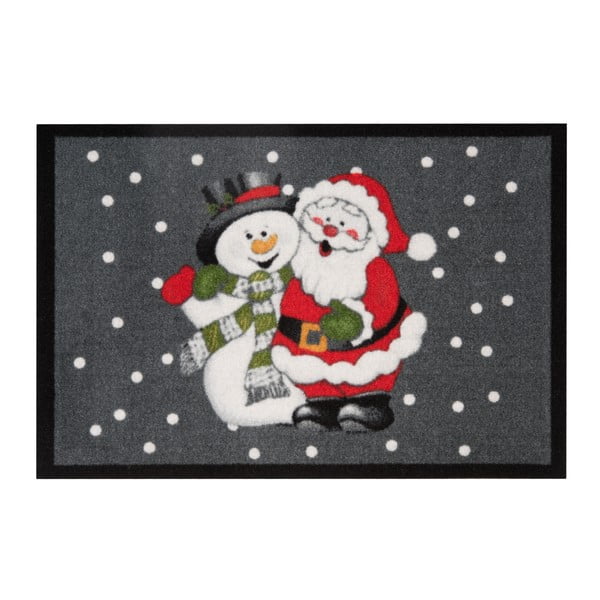 Изтривалка , 40 x 60 cm Santa and Snowman - Hanse Home