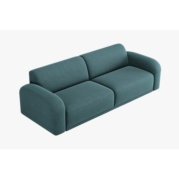 Син кадифен диван 242 cm Erin – Micadoni Home-image-3
