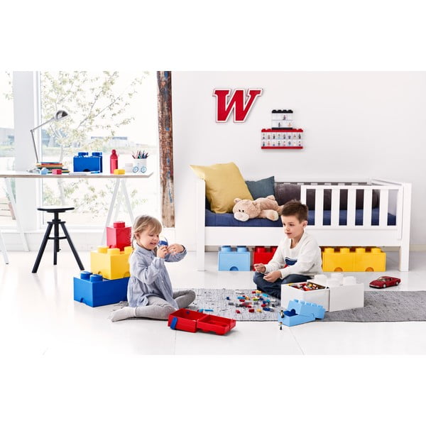 Бяла кутия за съхранение с две чекмеджета в цвят слонова кост - LEGO®-image-1