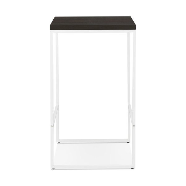 Черна бар маса с бели крака, височина 105 cm Tikafe - Kokoon-image-2