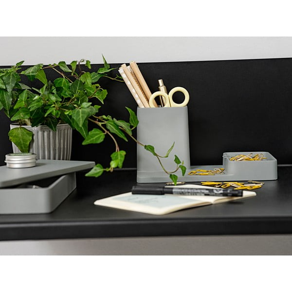 Органайзер за канцеларски материали от цимент Pebble - Zone-image-2