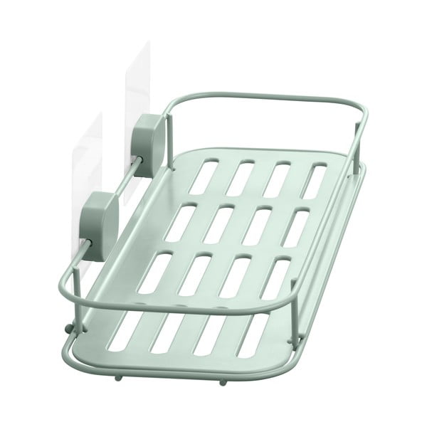 Самоносеща метална етажерка за баня в цвят мента Grena - Compactor-image-4