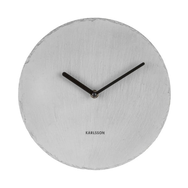 Стенни часовници в шистово сиво Шистово, ⌀ 25 cm - Karlsson
