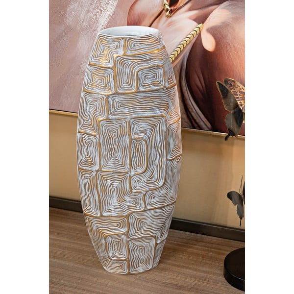 Ваза от полирезин в златисто (височина 59,5 cm) Eclips – Mauro Ferretti-image-1