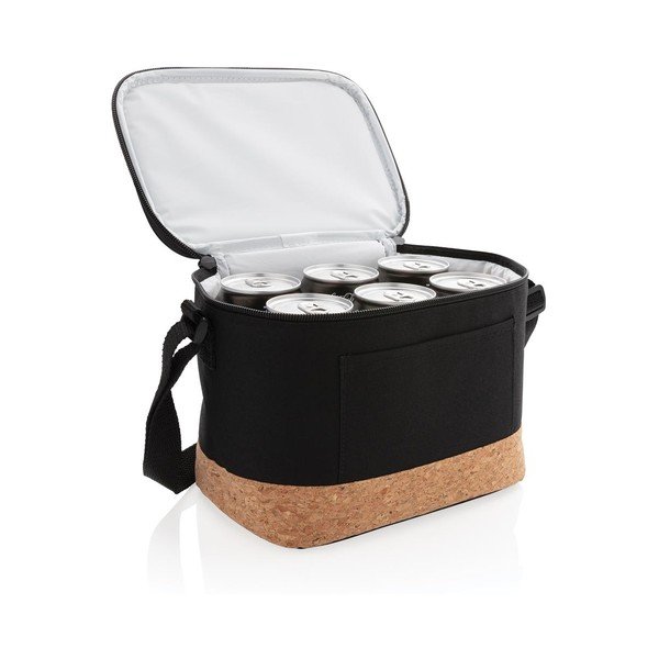 Черна термочанта с коркови детайли - XD Collection-image-1