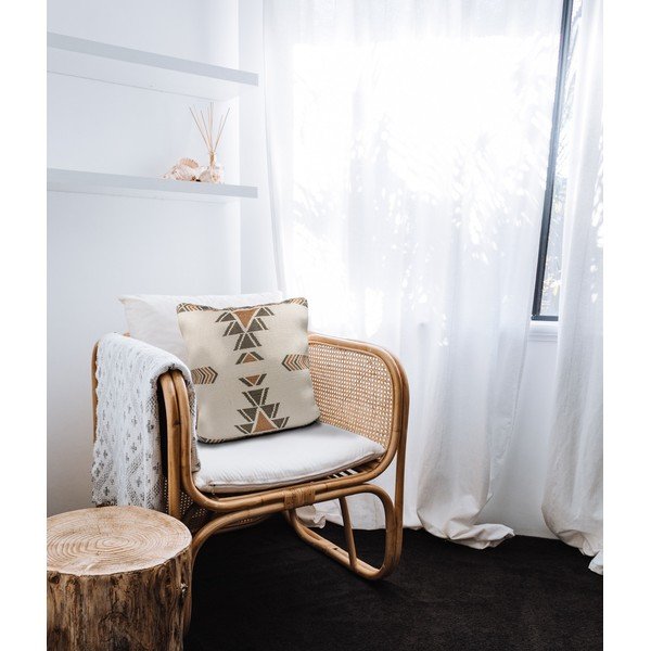 Възглавница за открито от рециклирана пластмаса Lyon, 45 x 45 cm - Green Decore-image-3