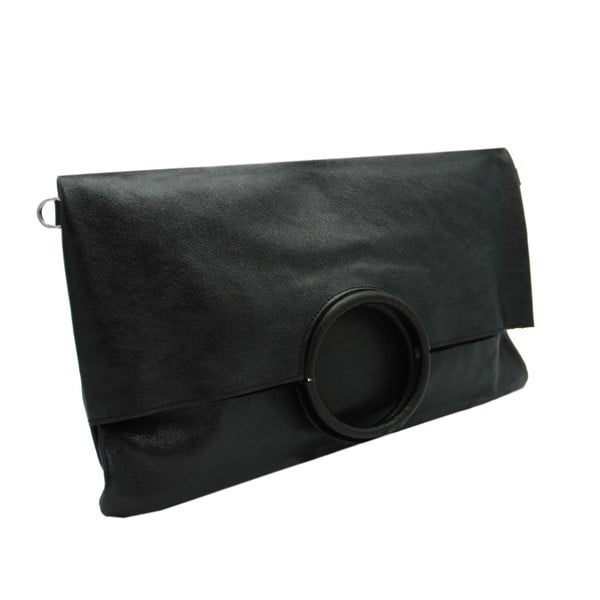 Антрацит чанта / портмоне от естествена кожа Kalso - Andrea Cardone