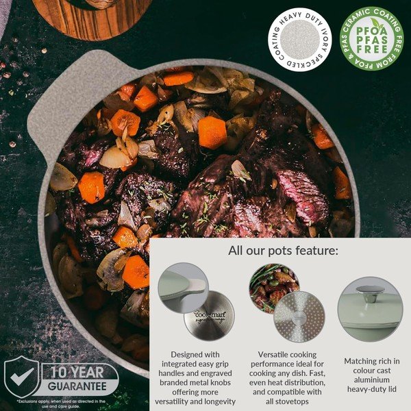 Касерола за печене с капак 3,2 l Signature Range – Cooksmart ®-image-2