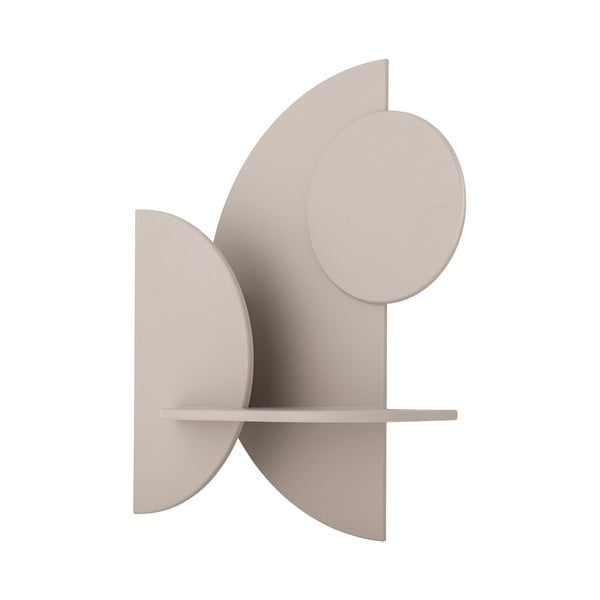 Кремав стенен рафт 44 cm Leonard – Bloomingville-image-4