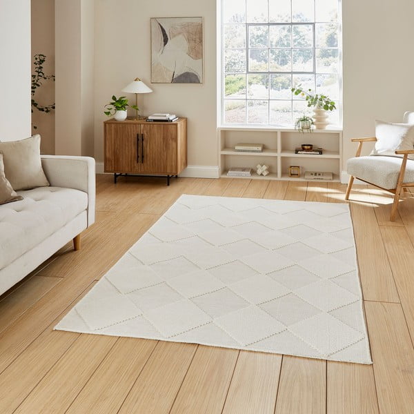 Кремав килим подходящ за пране 160x230 cm Lyna Cream – Think Rugs-image-1