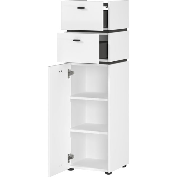 Бял висок шкаф за баня 34x117 cm Modesto - Germania-image-1