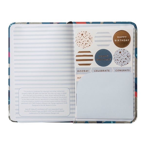 Цветна тетрадка за адрес и рожден ден - Busy B-image-4