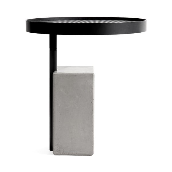 Сгъваема маса с бетонна основа, ø 45 cm Twist - Lyon Béton